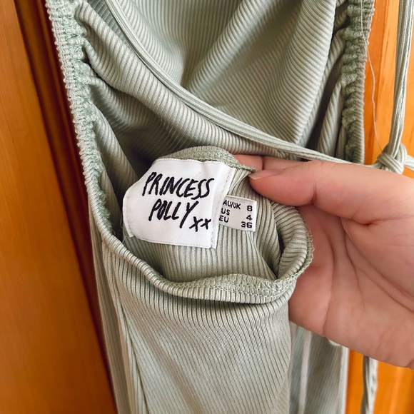 Princess Polly Lainey Midi Dress in Sage - Picture 7 of 7